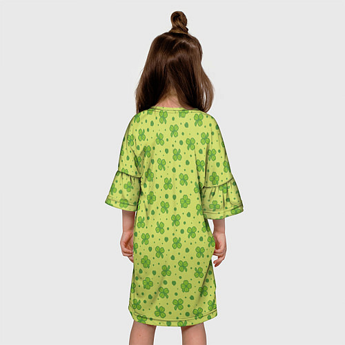 Детское платье Клевер / 3D-принт – фото 4