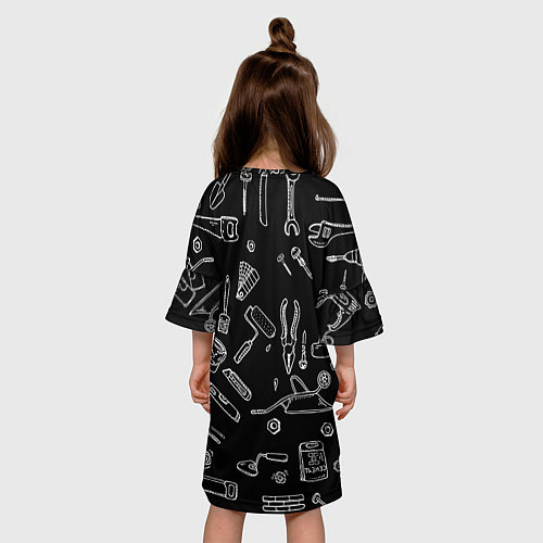Детское платье Строитель 13 / 3D-принт – фото 4