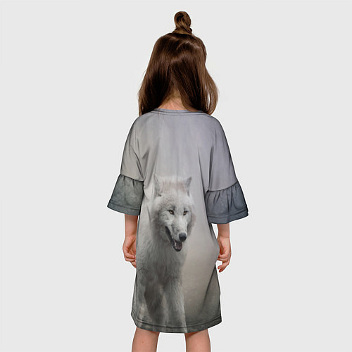 Детское платье Волк / 3D-принт – фото 4