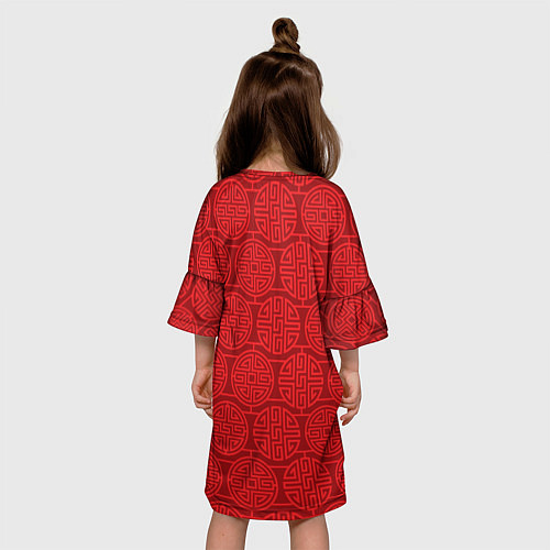 Детское платье Yin Yang / 3D-принт – фото 4