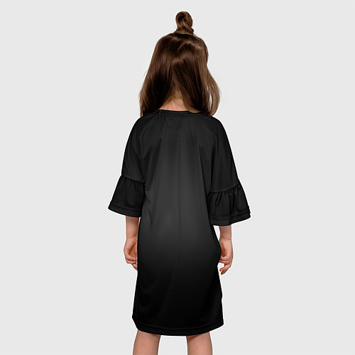 Детское платье Die Antwoord: Black / 3D-принт – фото 4