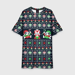 Детское платье Mario Bros Christmas