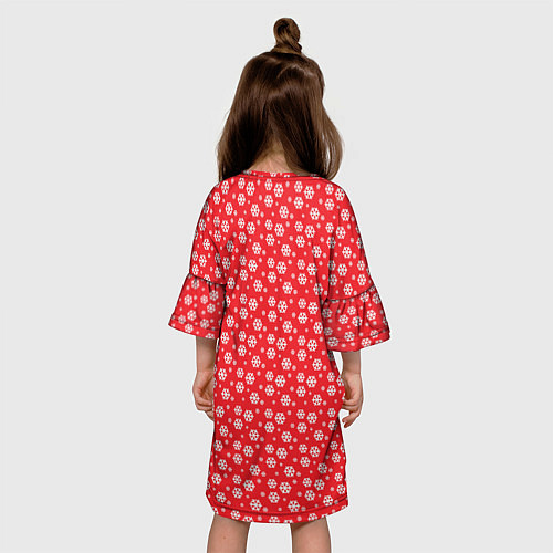 Детское платье Панда Клаус / 3D-принт – фото 4