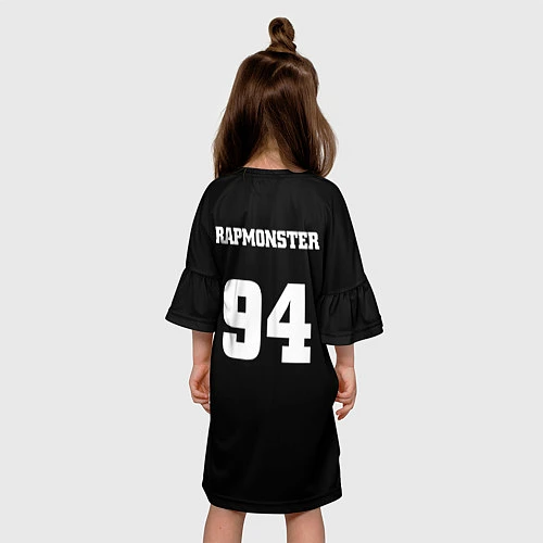 Детское платье BTS: Rapmonster / 3D-принт – фото 4