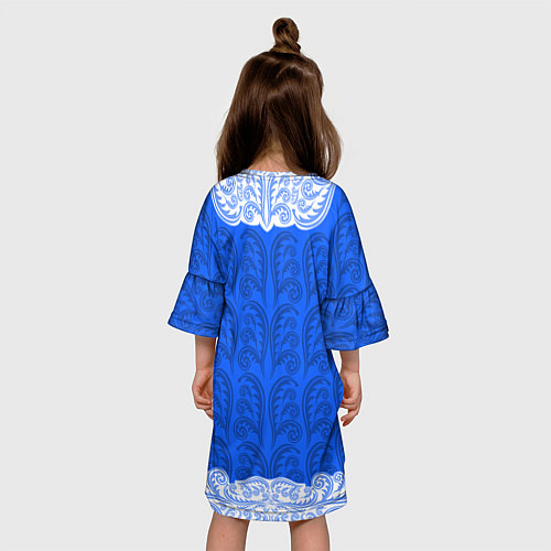 Детское платье Облачение Снегурочки / 3D-принт – фото 4