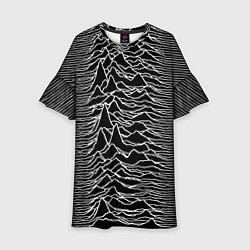 Платье клеш для девочки Joy Division: Unknown Pleasures, цвет: 3D-принт