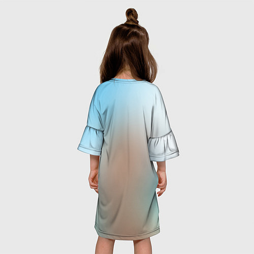 Детское платье Lux Beach / 3D-принт – фото 4
