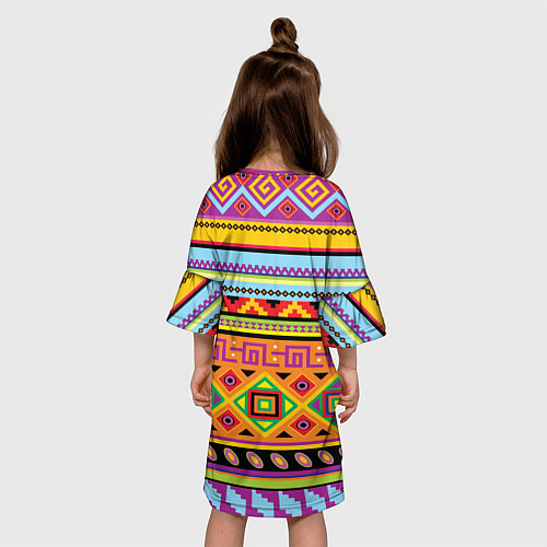 Детское платье Этнический орнамент / 3D-принт – фото 4