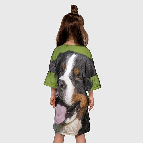 Детское платье Бернский зенненхунд / 3D-принт – фото 4
