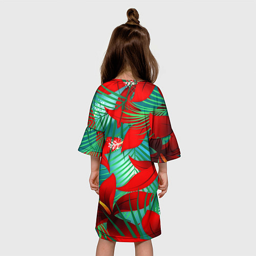 Детское платье Red Flower / 3D-принт – фото 4