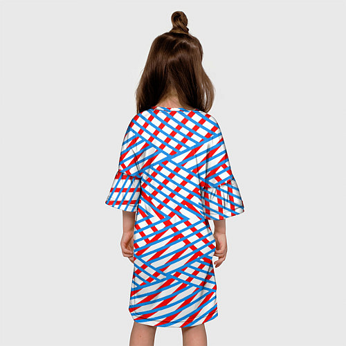 Детское платье Blue&Red / 3D-принт – фото 4