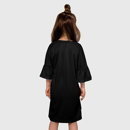 Детское платье Black / 3D-принт – фото 4