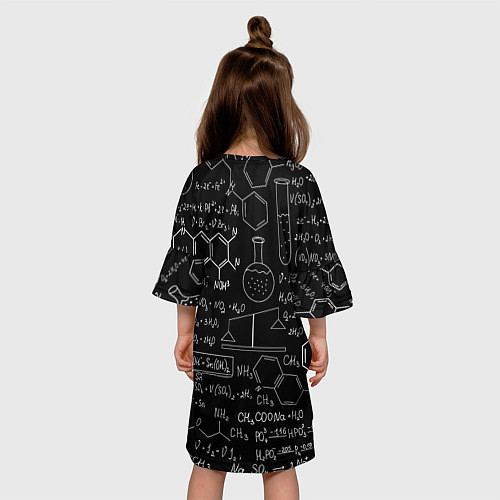 Детское платье Химия / 3D-принт – фото 4