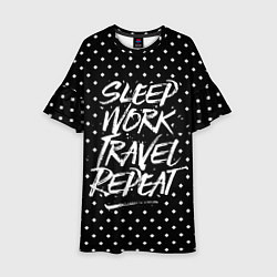 Детское платье Sleep Work Travel Repeat