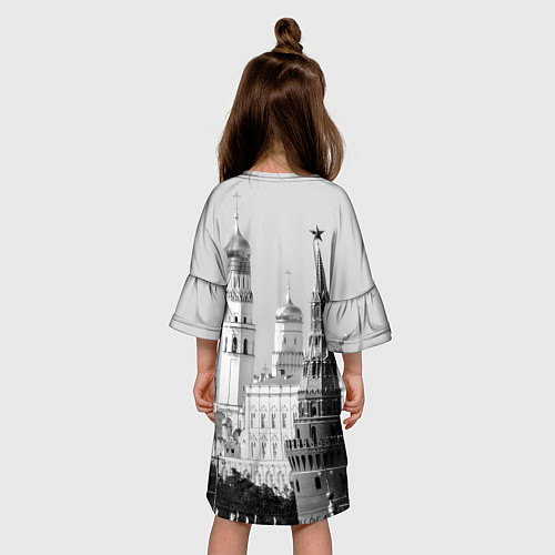 Детское платье Москва: Кремль / 3D-принт – фото 4