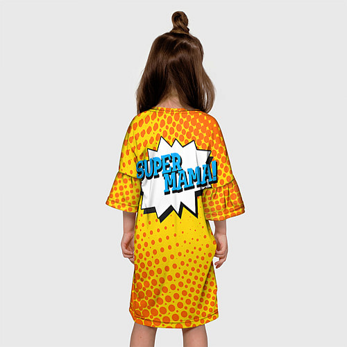 Детское платье Супермама / 3D-принт – фото 4