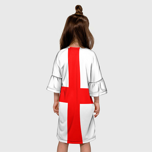Детское платье Сборная Англии / 3D-принт – фото 4
