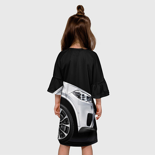 Детское платье BMW: White Style / 3D-принт – фото 4