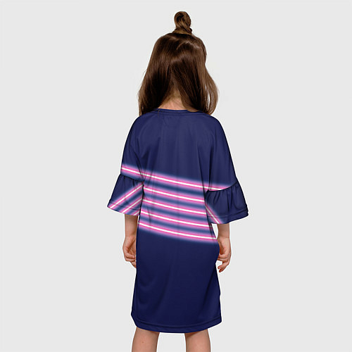 Детское платье Неон / 3D-принт – фото 4