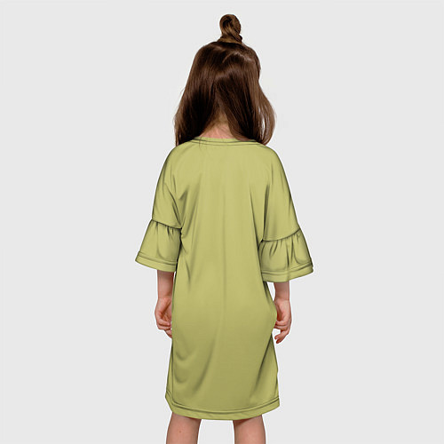 Детское платье Дедушка енот / 3D-принт – фото 4