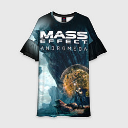 Платье клеш для девочки Mass Effect: Andromeda, цвет: 3D-принт