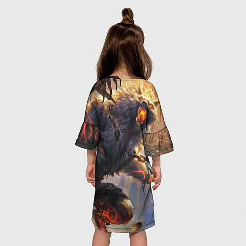 Детское платье Оборотень / 3D-принт – фото 4