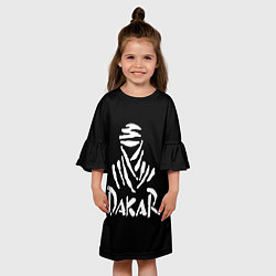 Платье клеш для девочки Dakar, цвет: 3D-принт — фото 2