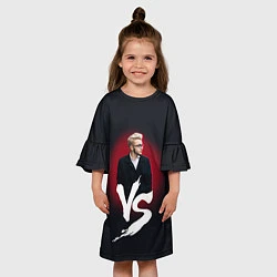 Платье клеш для девочки Versus Battle: Джарахов, цвет: 3D-принт — фото 2