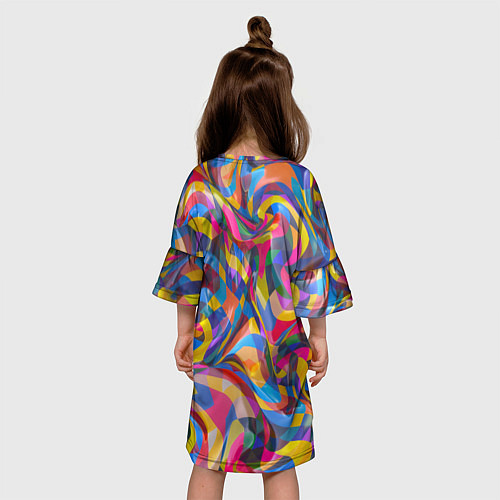 Детское платье Абстракционизм / 3D-принт – фото 4
