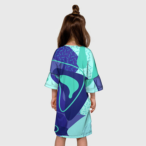 Детское платье Sky pattern / 3D-принт – фото 4