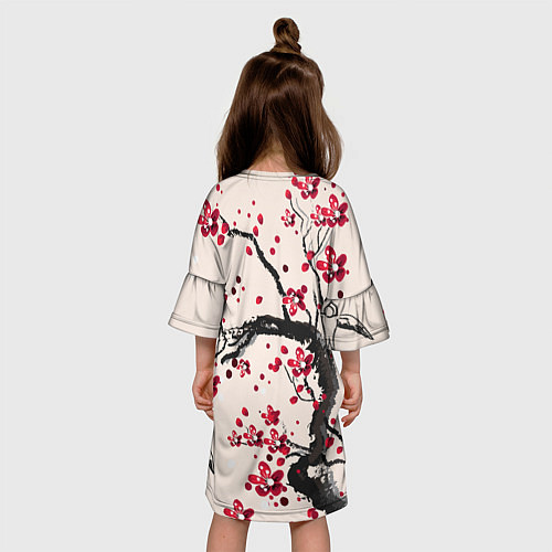 Детское платье Сакура / 3D-принт – фото 4