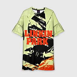 Платье клеш для девочки Linkin Park, цвет: 3D-принт