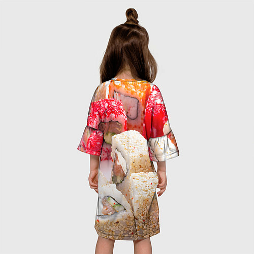 Детское платье Роллы / 3D-принт – фото 4