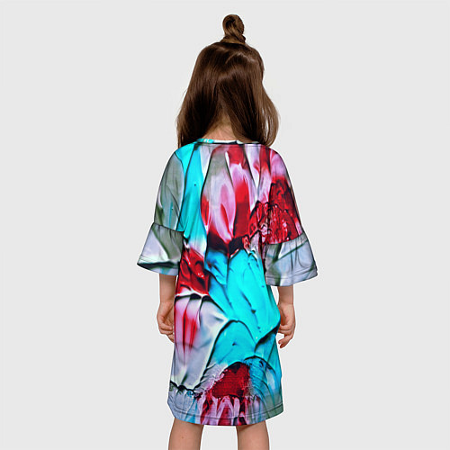 Детское платье Акварель / 3D-принт – фото 4