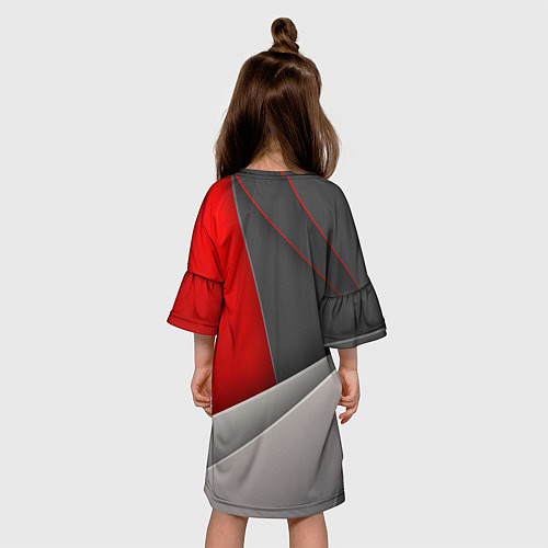 Детское платье Lines / 3D-принт – фото 4