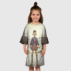 Платье клеш для девочки Girl-boy, цвет: 3D-принт — фото 2