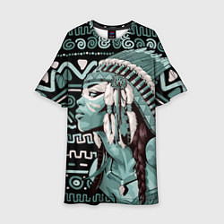 Детское платье Девушка индианка в роуче