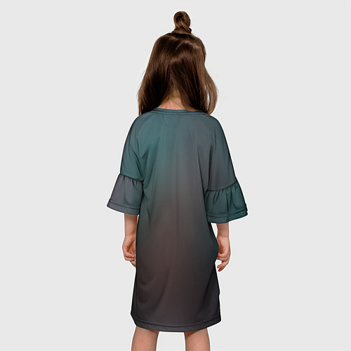 Детское платье Dua Lipa: Floral / 3D-принт – фото 4