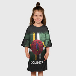 Платье клеш для девочки Dominica Style, цвет: 3D-принт — фото 2