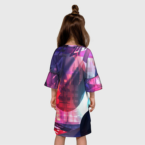 Детское платье Cyberpunk 2077 / 3D-принт – фото 4