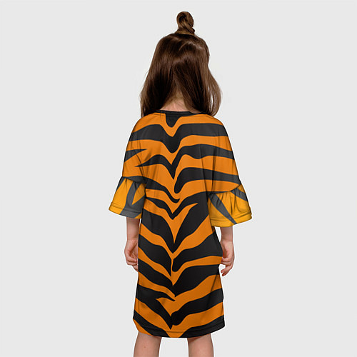 Детское платье Шкура тигра / 3D-принт – фото 4