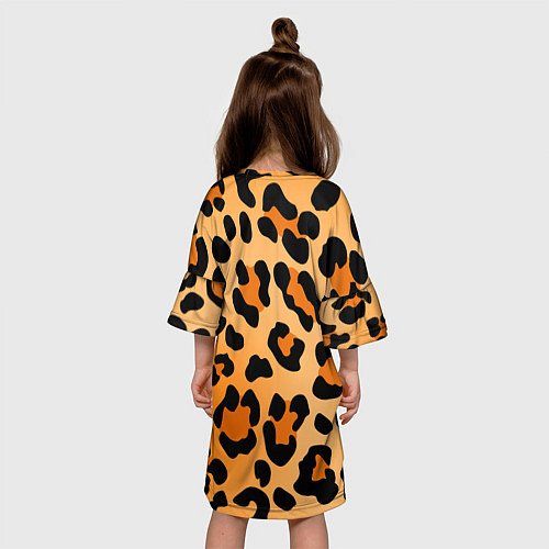 Детское платье Шкура ягуара / 3D-принт – фото 4