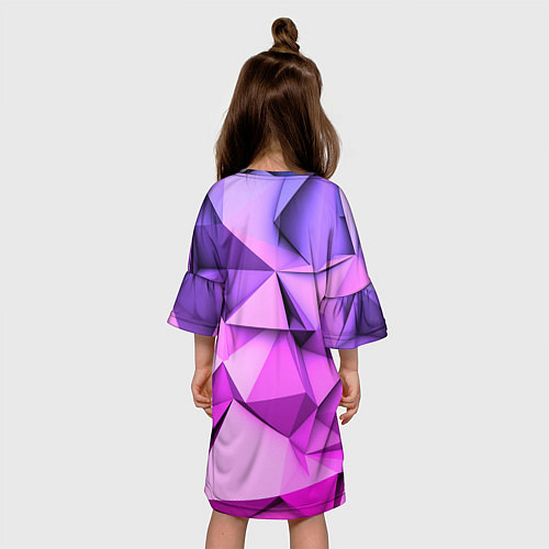Детское платье ABSTRACTION SHAPE / 3D-принт – фото 4