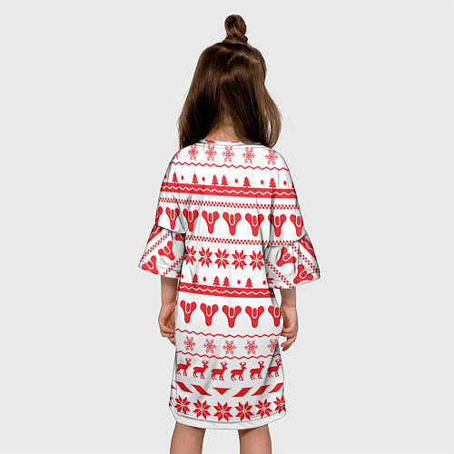 Детское платье Destiny: NY Pattern / 3D-принт – фото 4