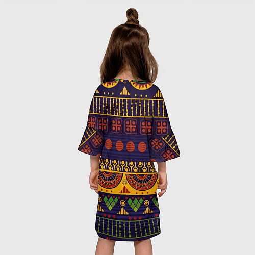 Детское платье Африканский узор / 3D-принт – фото 4
