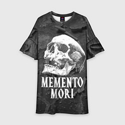 Платье клеш для девочки Memento Mori, цвет: 3D-принт