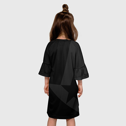 Детское платье Astralis: Dark Style / 3D-принт – фото 4