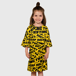 Платье клеш для девочки ASAP Rocky: Light Style, цвет: 3D-принт — фото 2