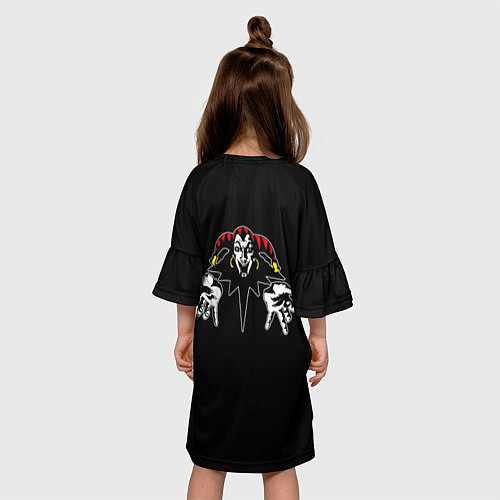 Детское платье КОРОЛЬ И ШУТ / 3D-принт – фото 4