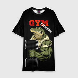 Детское платье GYM fitness crocodile